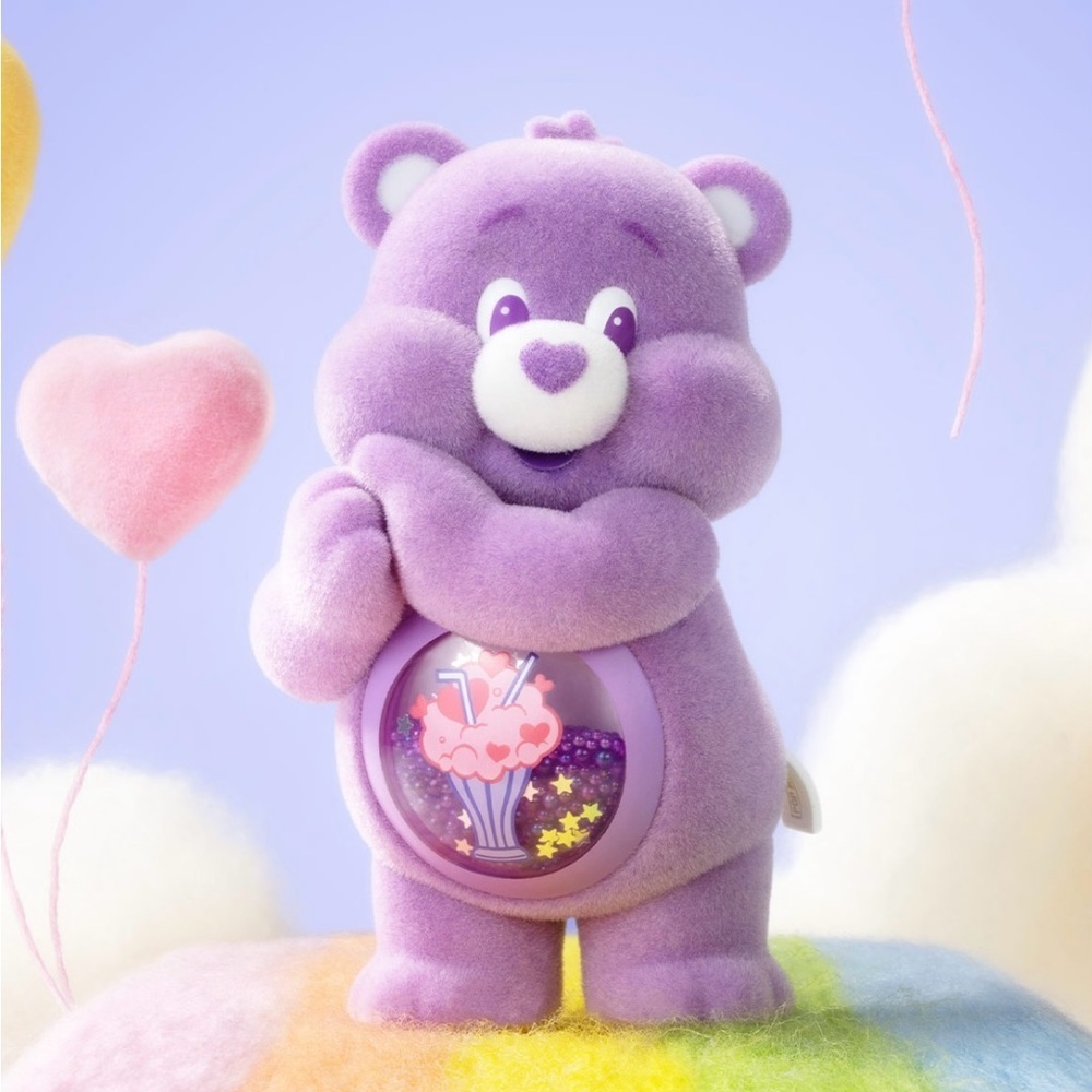 Pop Mart Care Bears Colorful Hugs Series Figures - Share Bear